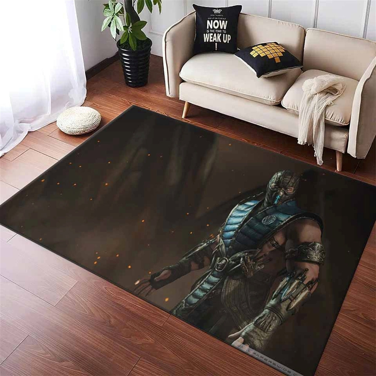 Sub Zero Mortal Kombat X 4K Teppich