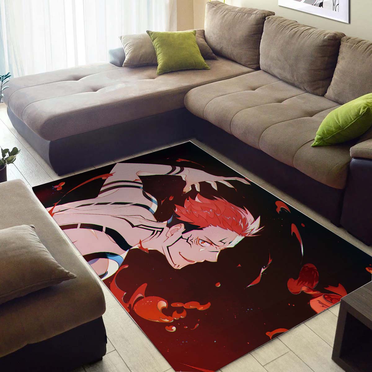 Sukuna Orange Teppich 3
