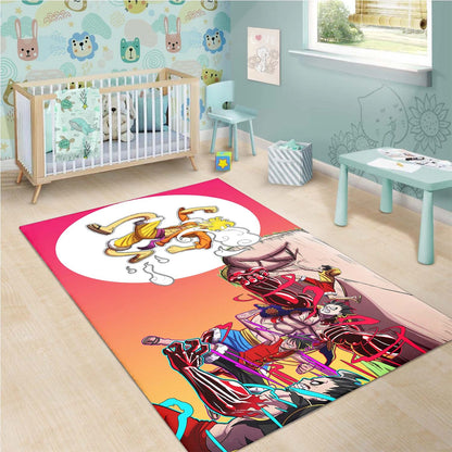 Sun God Nika Luffy Teppich