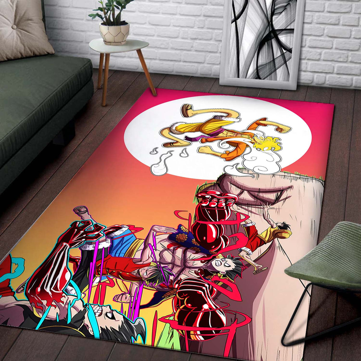 Sun God Nika Luffy Teppich 2