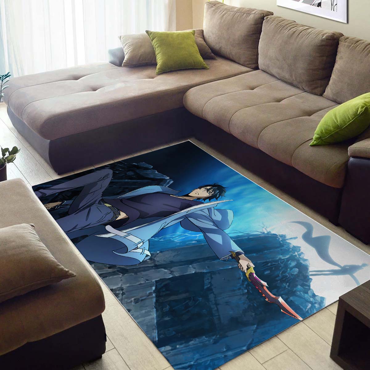 Sung Jinwoo Blue Teppich 3