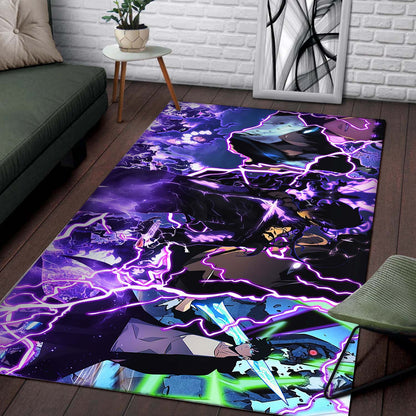 Sung Jinwoo Neon Teppich 2