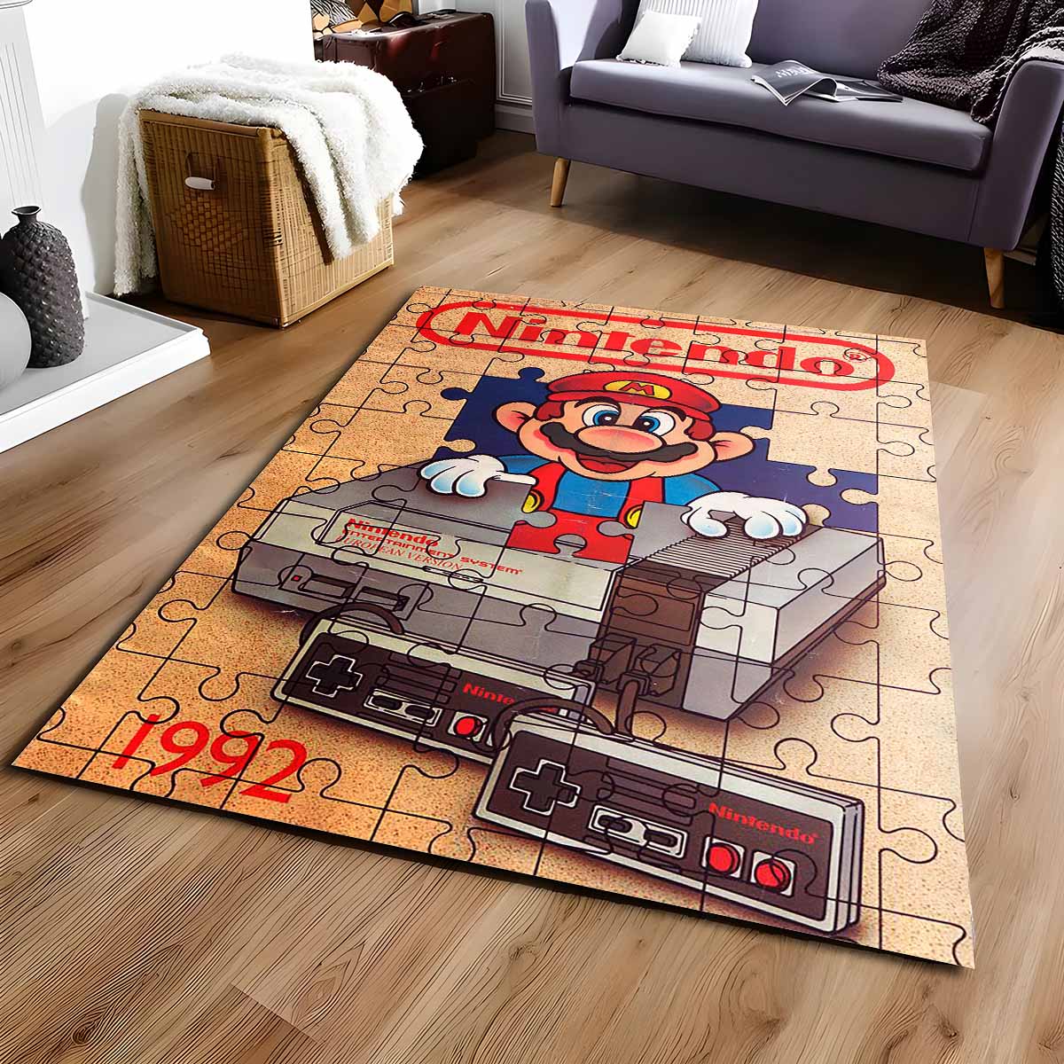 Super Mario 10 Teppich