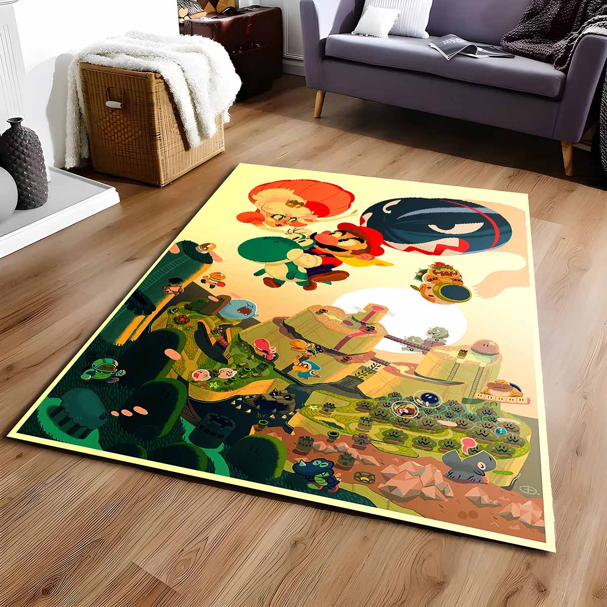 Super Mario 16 Teppich