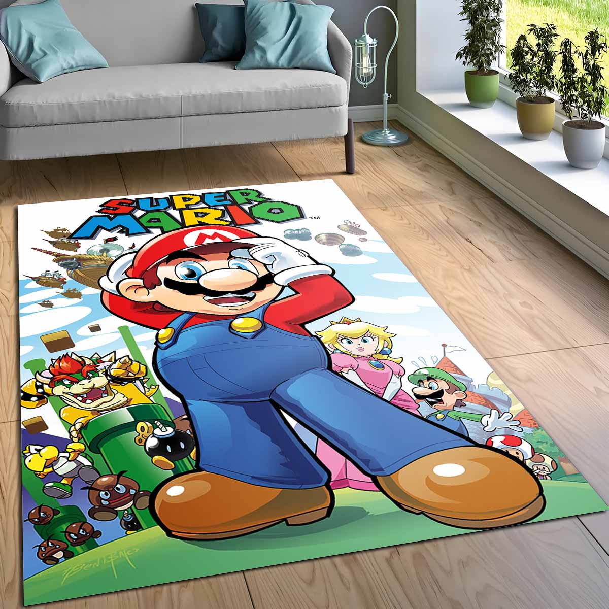 Super Mario 21 Teppich 3