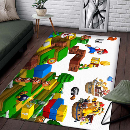 Super Mario Alle Charaktere Teppich 2