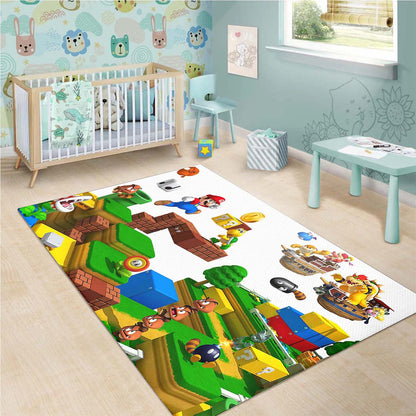 Super Mario Alle Charaktere Teppich 3