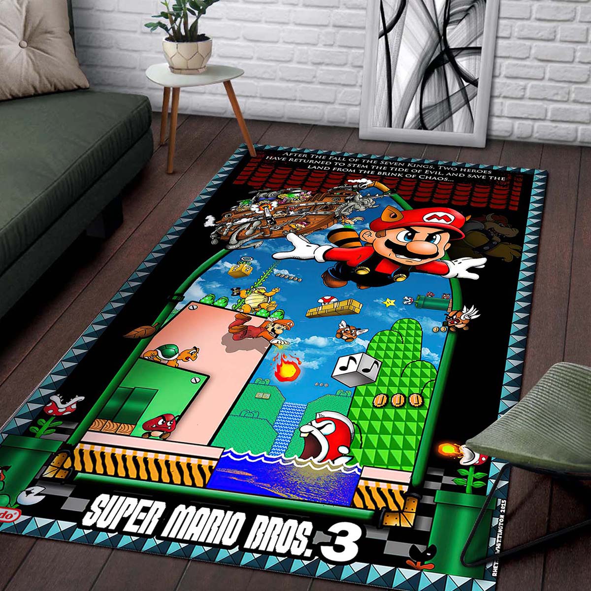 Super Mario Bros Gaming Collection Teppich 2