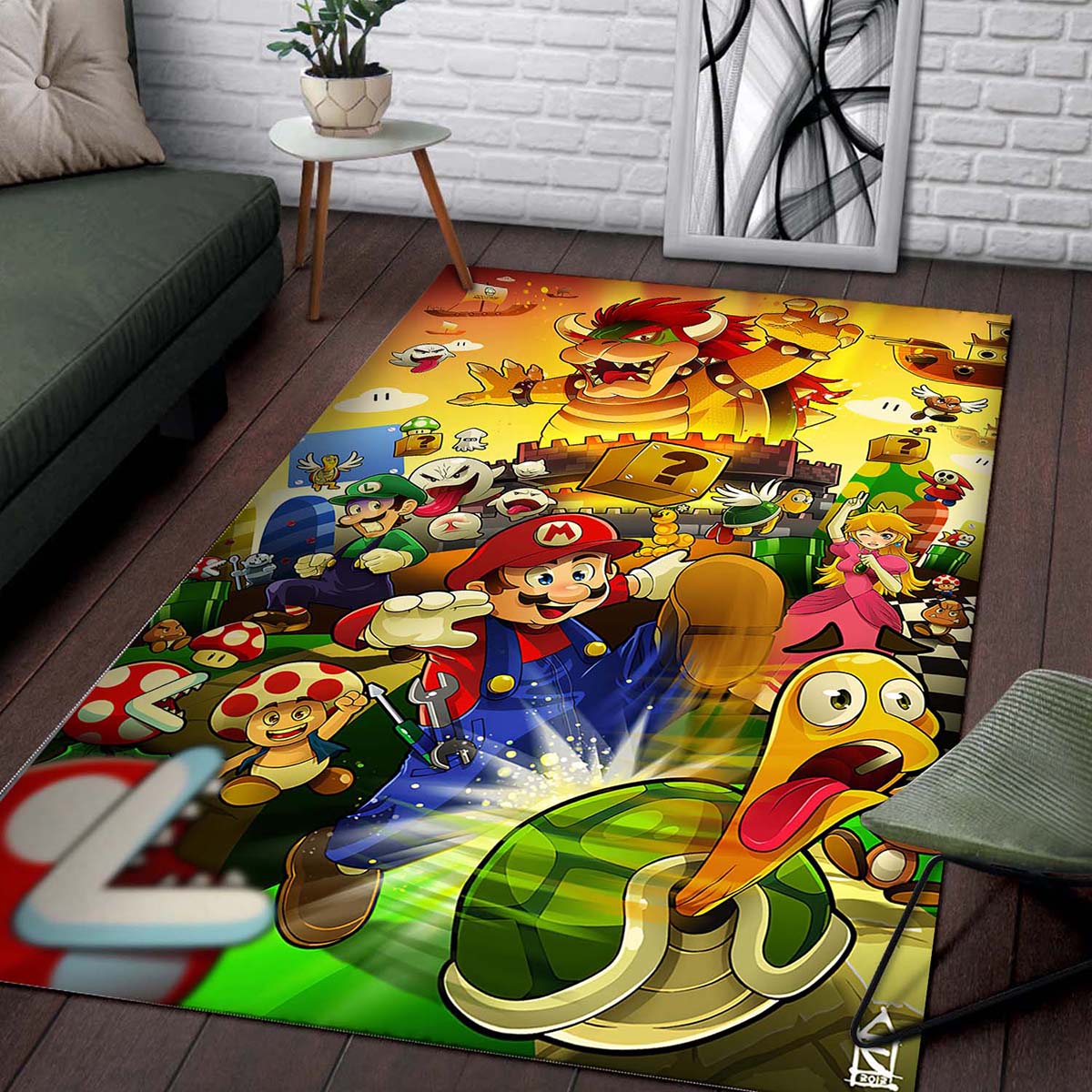 Super Mario Bros Nintendo Switch Teppich 2