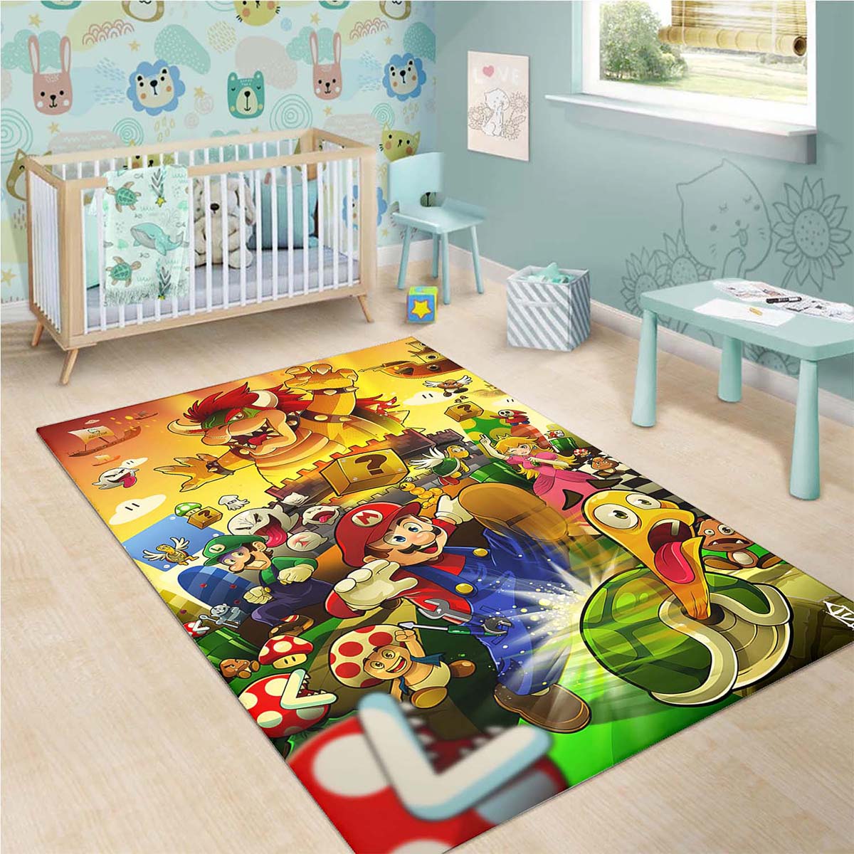 Super Mario Bros Nintendo Switch Teppich 3