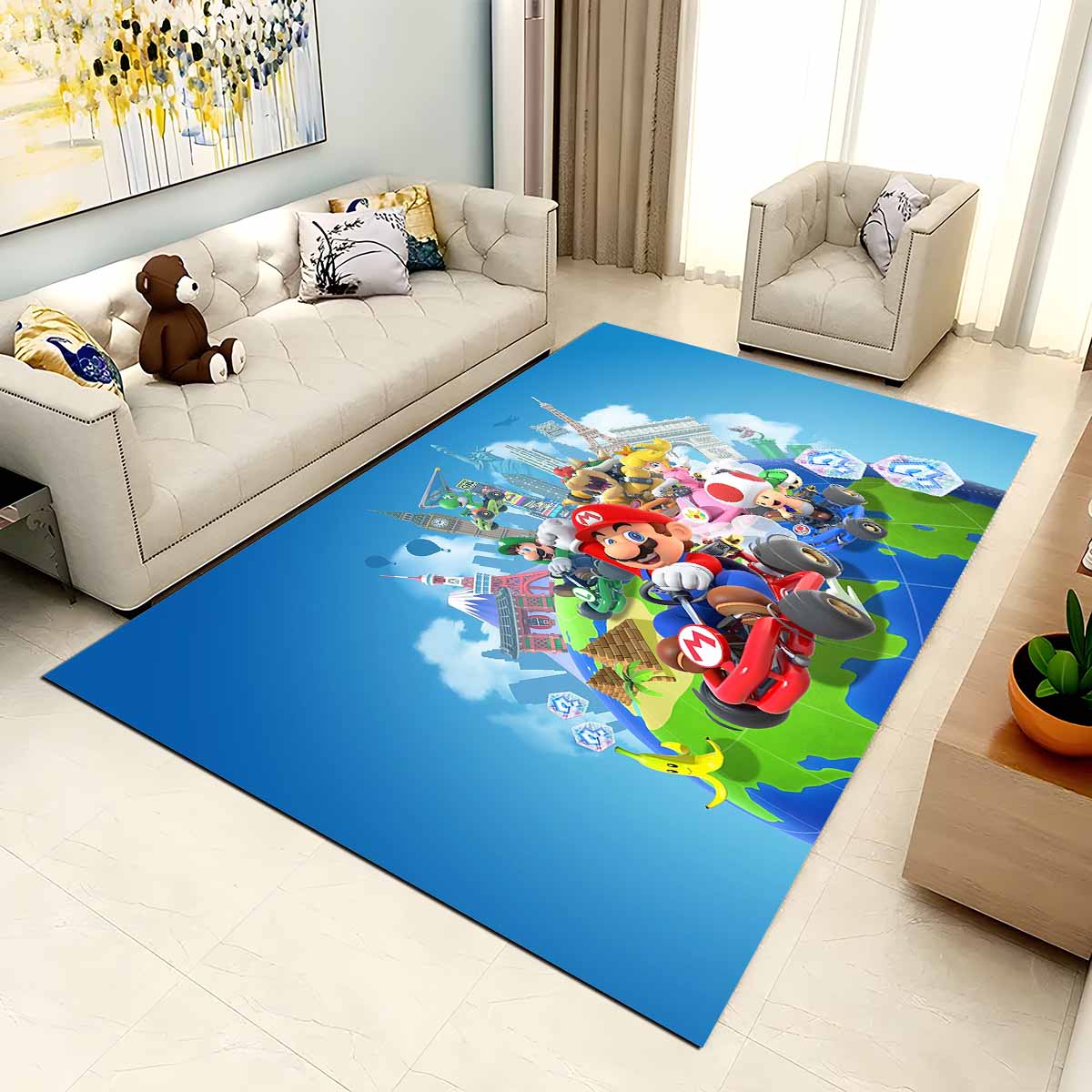 Super Mario Charaktere 10 Teppich 2
