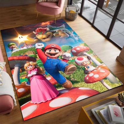 Super Mario Charaktere 11 Teppich 2