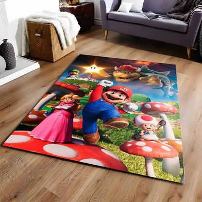 Super Mario Charaktere 11 Teppich