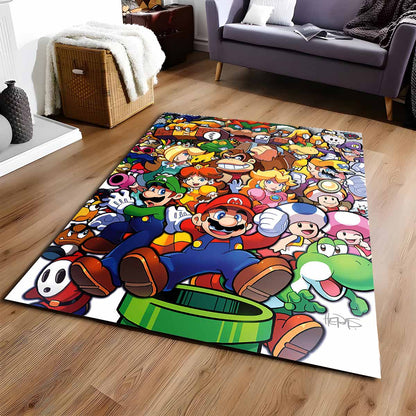 Super Mario Charaktere 12 Teppich