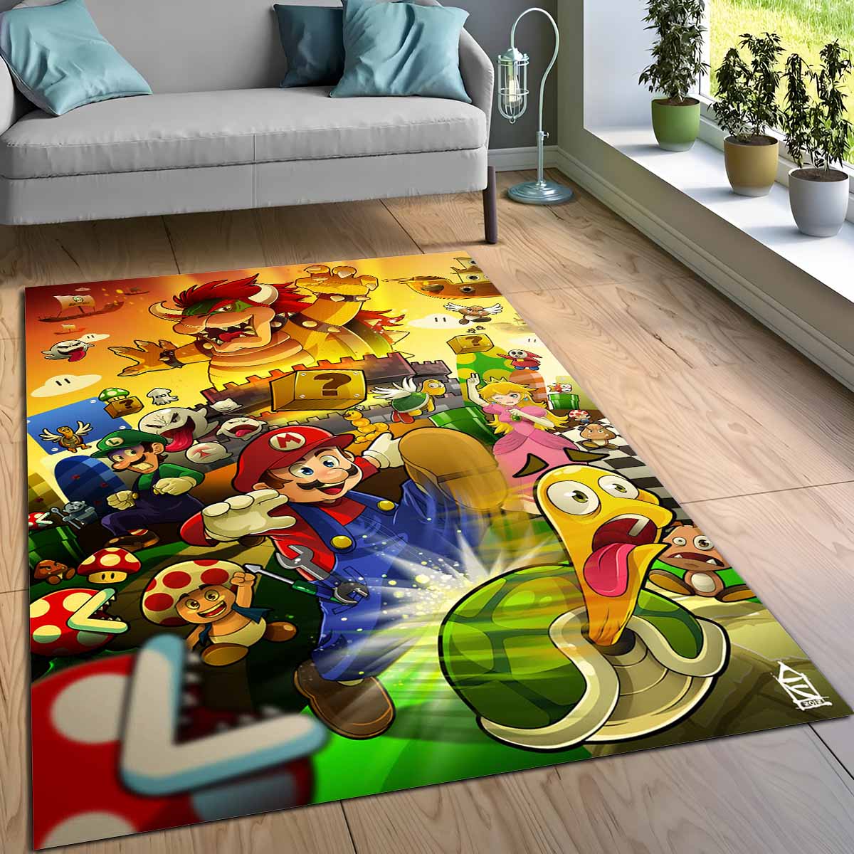 Super Mario Charaktere 13 Teppich 3