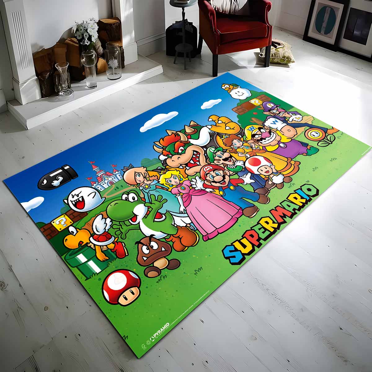 Super Mario Charaktere 14 Teppich