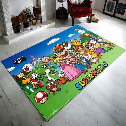 Super Mario Charaktere 14 Teppich