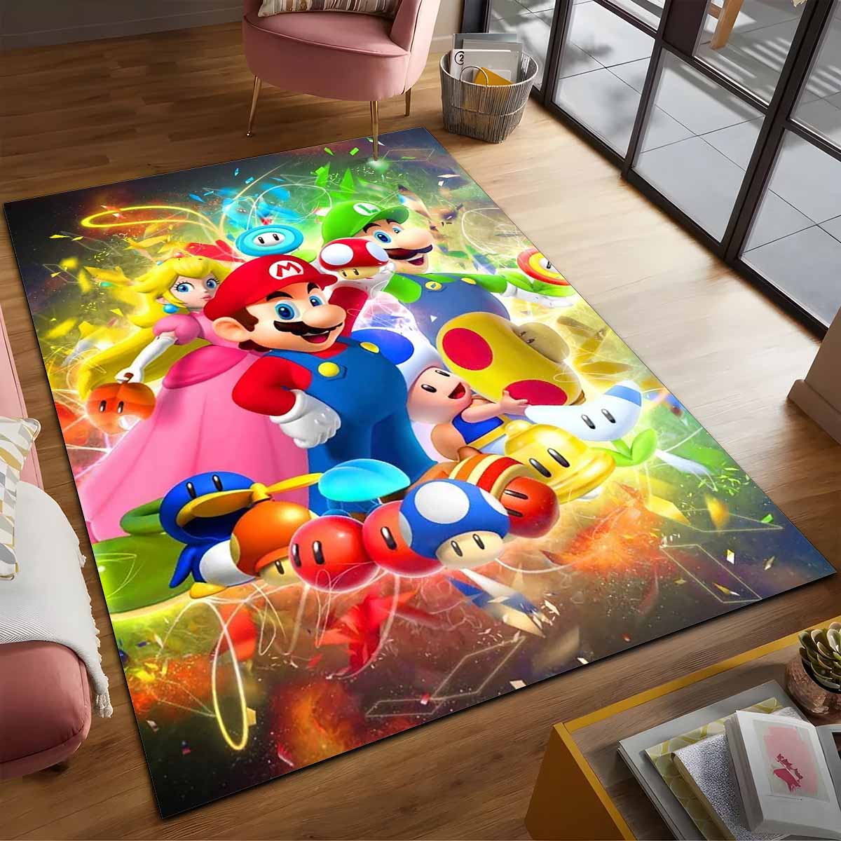 Super Mario Charaktere 17 Teppich 2
