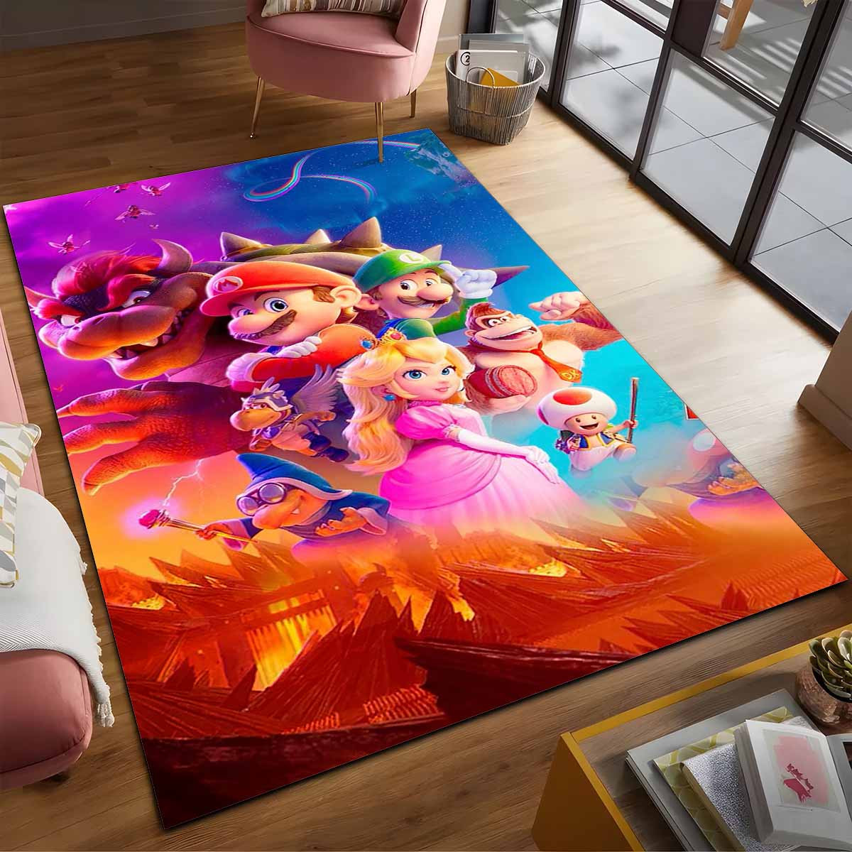 Super Mario Charaktere 18 Teppich 2