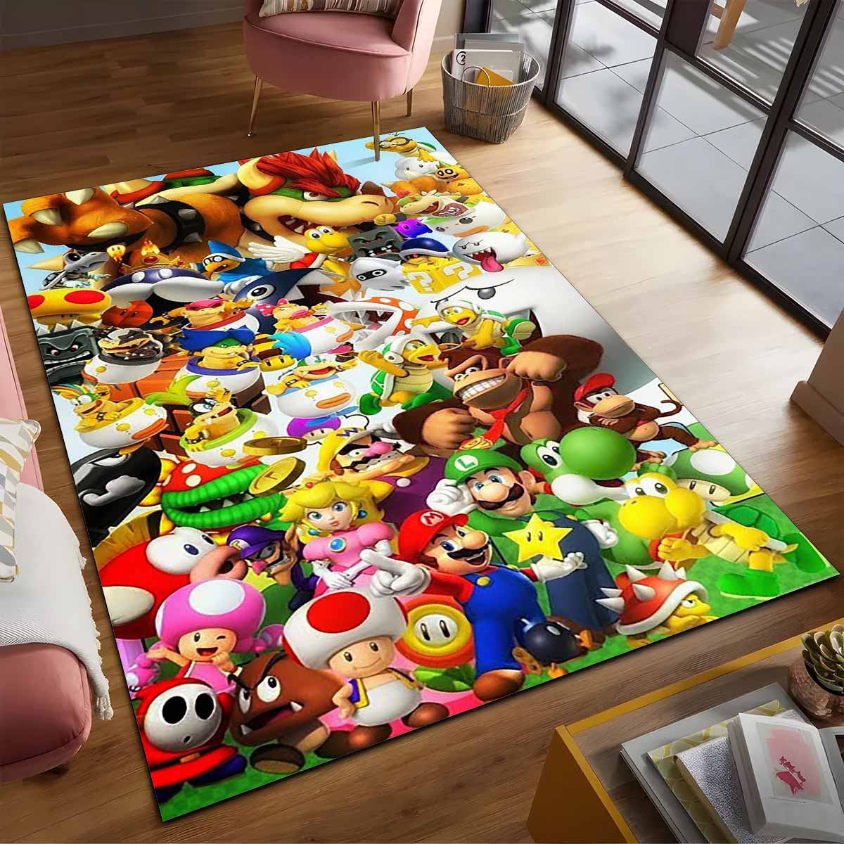 Super Mario Charaktere 22 Teppich 2