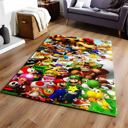 Super Mario Charaktere 22 Teppich