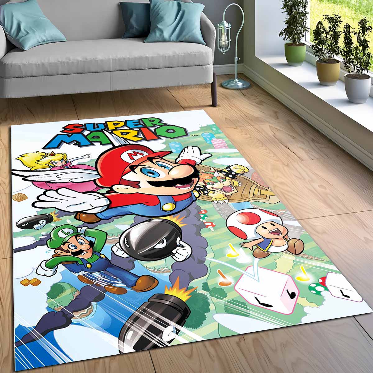 Super Mario Charaktere 23 Teppich 3