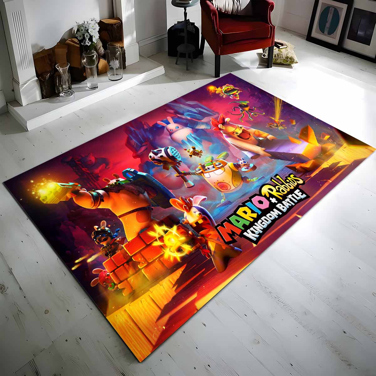 Super Mario Charaktere 24 Teppich