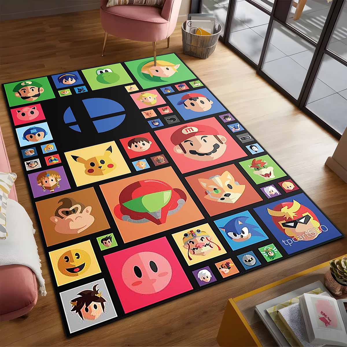 Super Mario Charaktere 26 Teppich 2