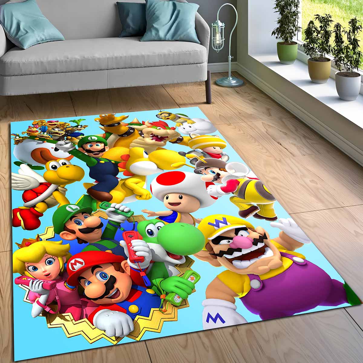 Super Mario Charaktere 27 Teppich 3