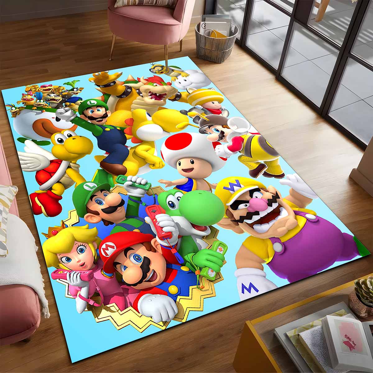 Super Mario Charaktere 27 Teppich 2