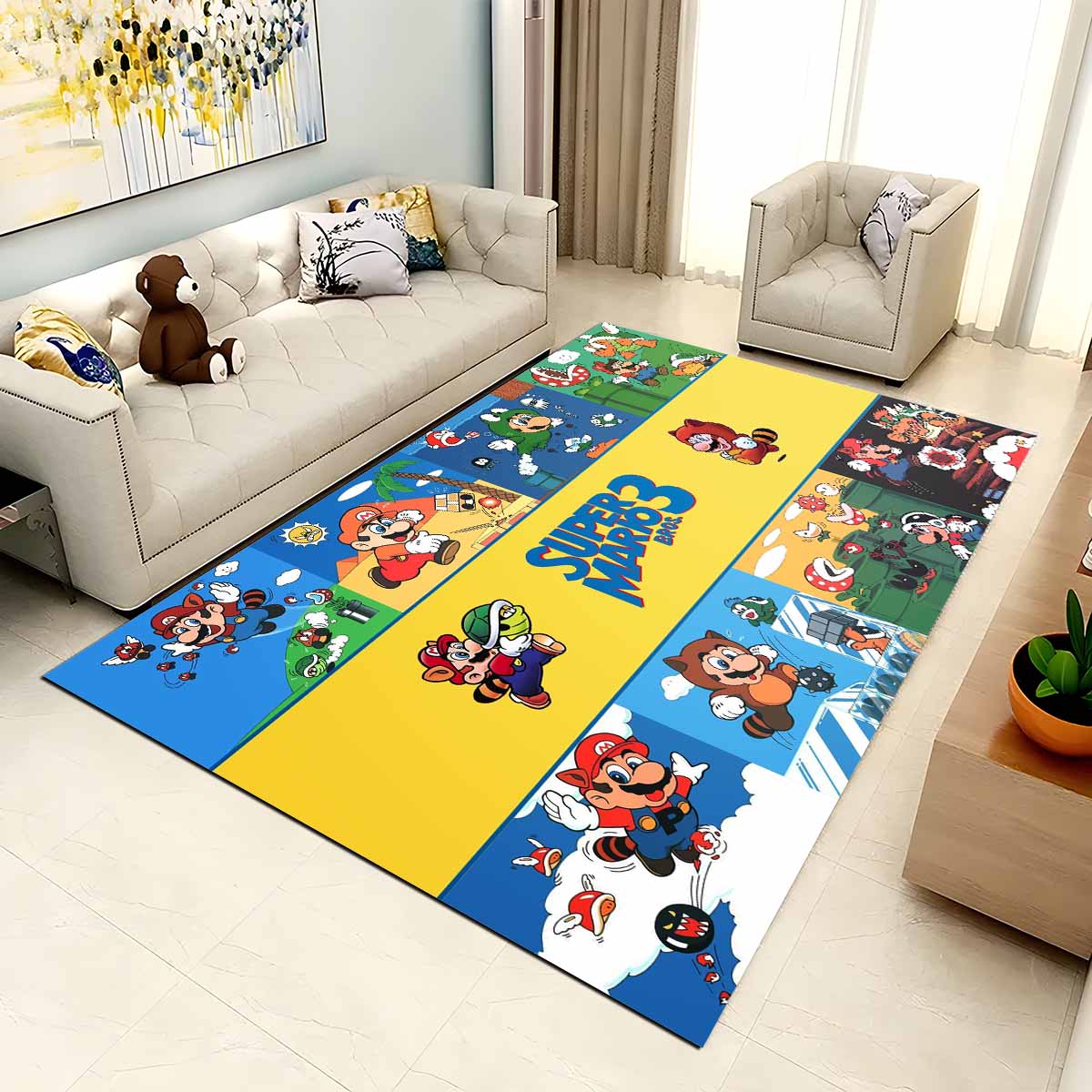 Super Mario Charaktere 28 Teppich 2