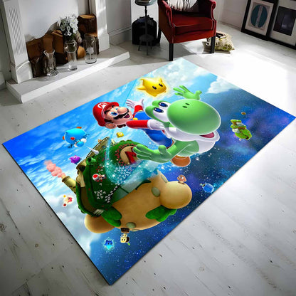 Super Mario Charaktere 3 Teppich