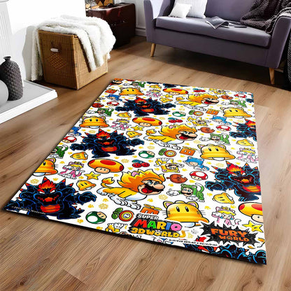 Super Mario Charaktere 31 Teppich