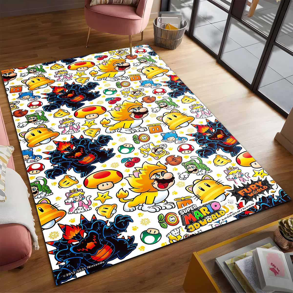 Super Mario Charaktere 31 Teppich 2