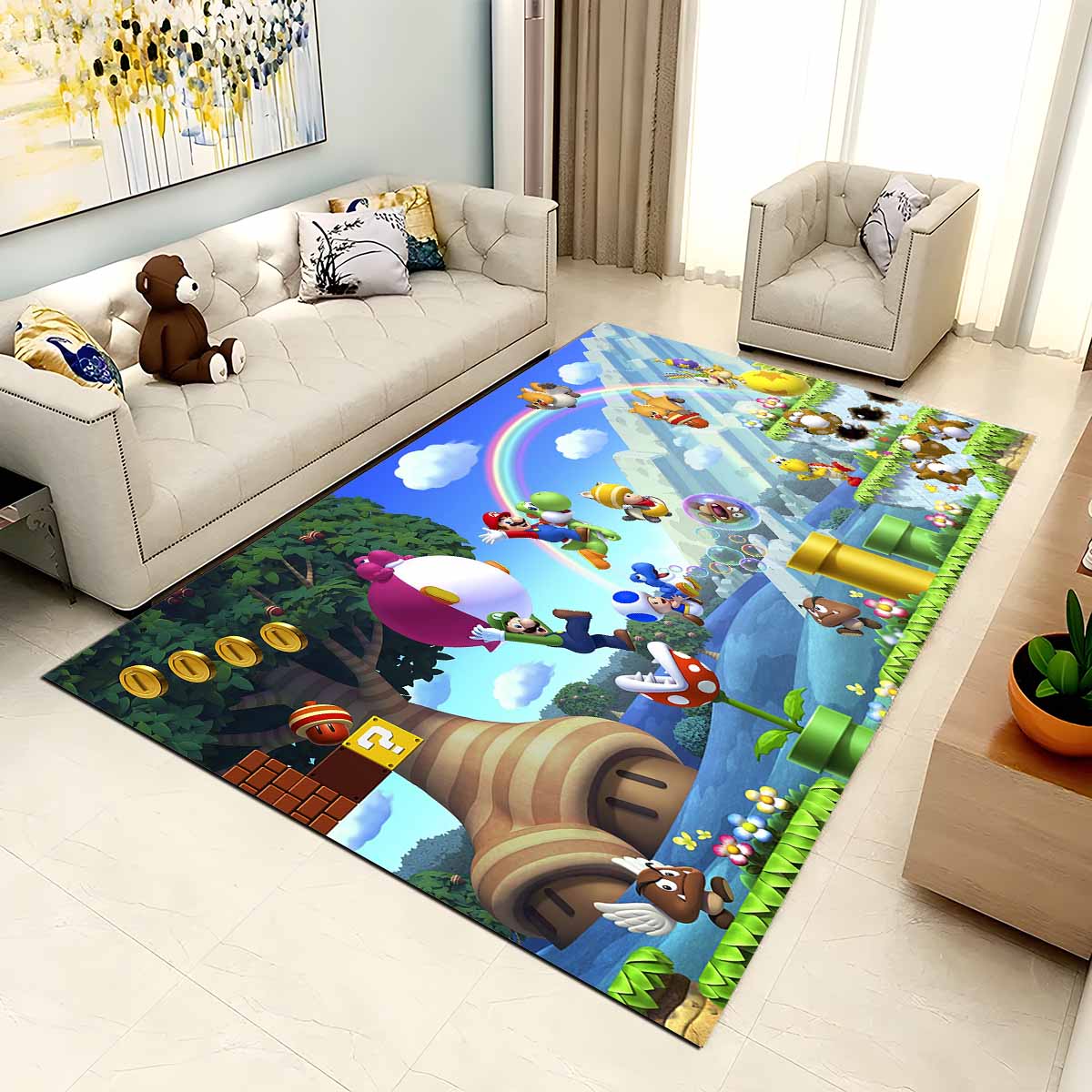 Super Mario Charaktere 32 Teppich 2