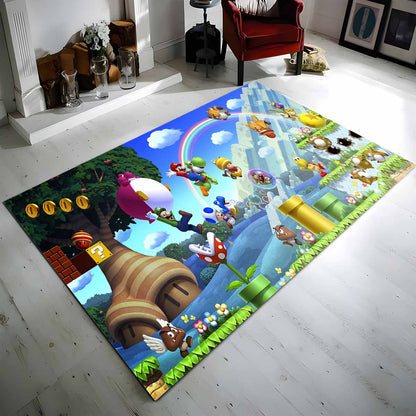 Super Mario Charaktere 32 Teppich