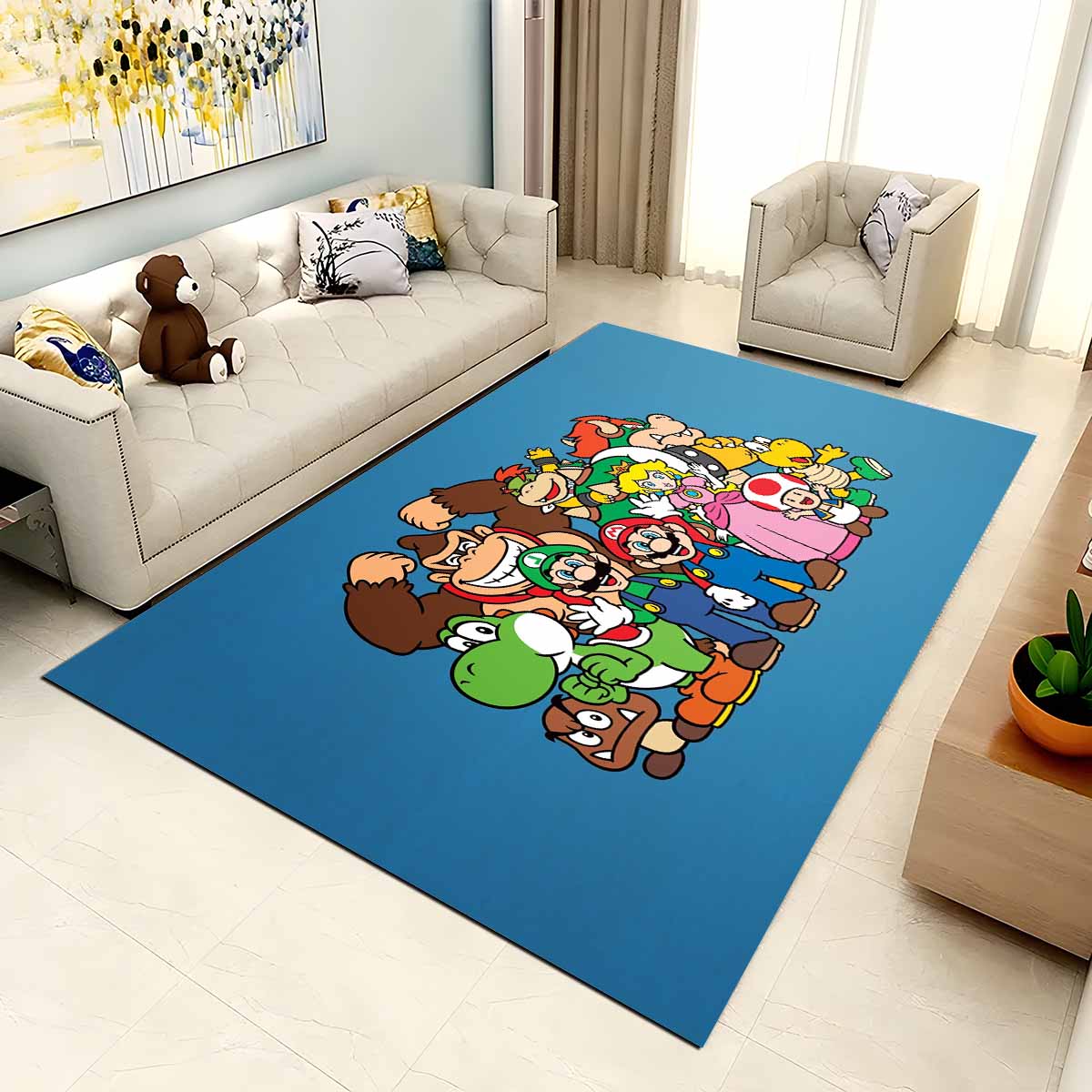 Super Mario Charaktere 35 Teppich 2