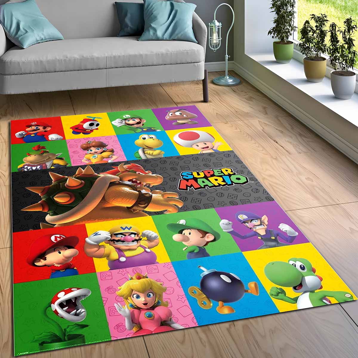 Super Mario Charaktere 39 Teppich 3