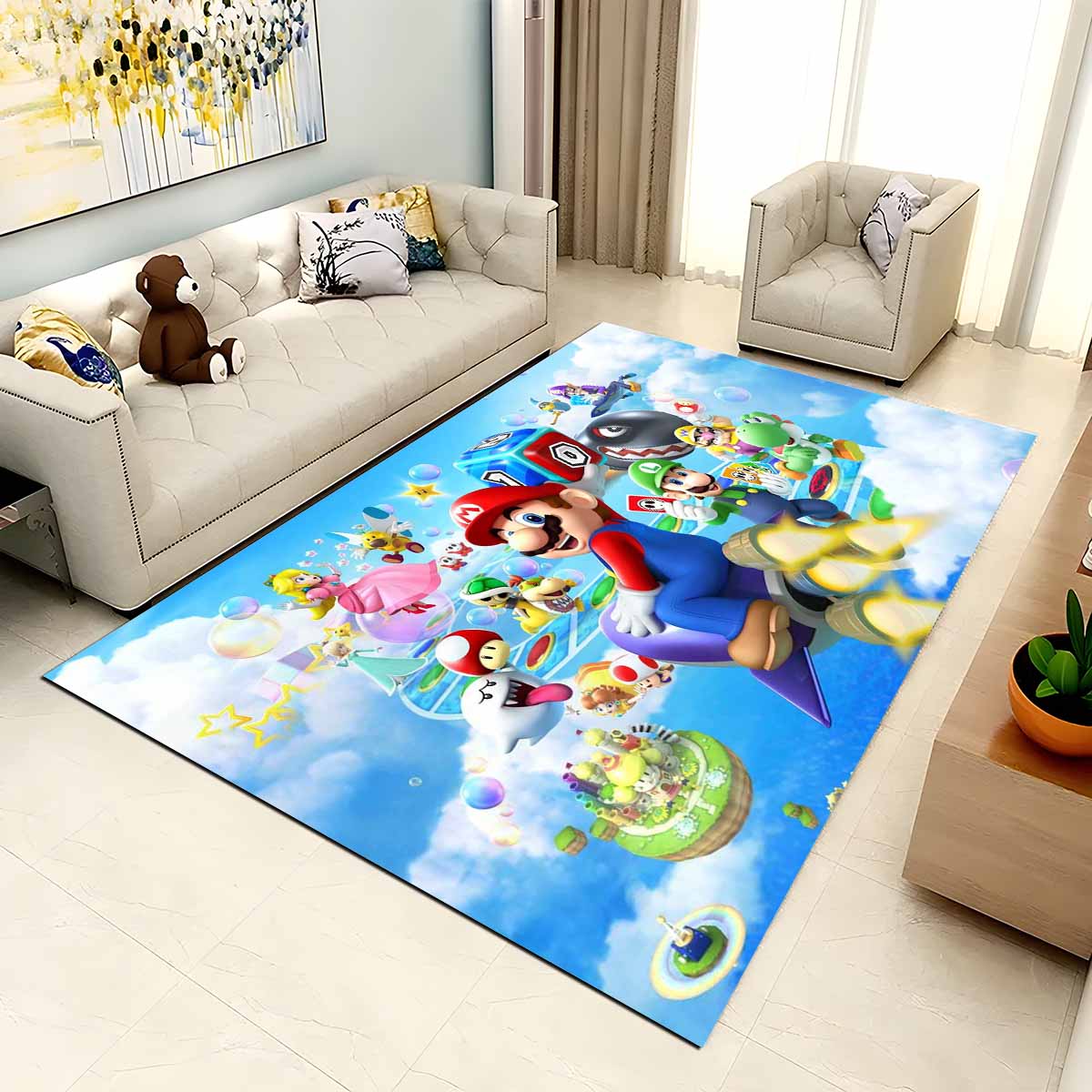 Super Mario Charaktere 42 Teppich 2