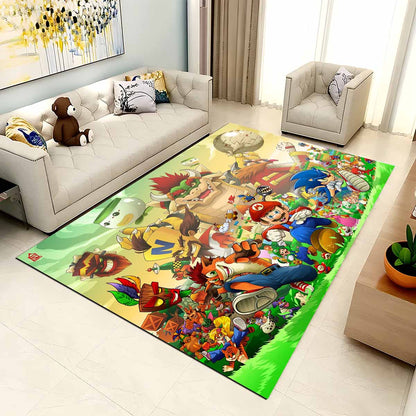 Super Mario Charaktere 5 Teppich 2
