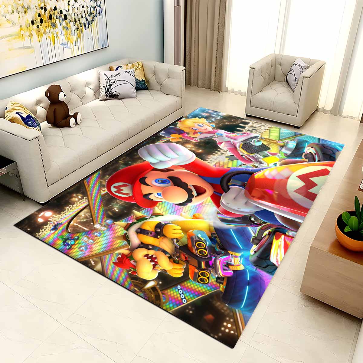 Super Mario Charaktere 6 Teppich 2