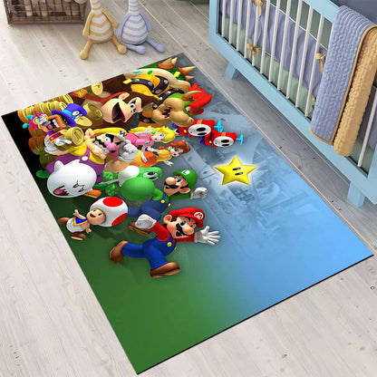 Super Mario Charaktere 8 Teppich 3