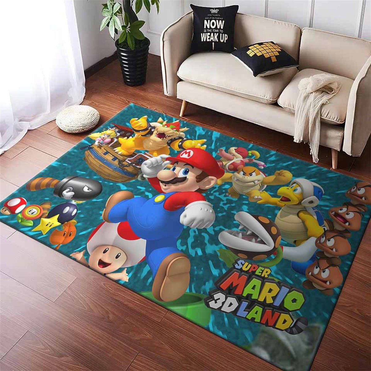 Super Mario Nintendo Video Game 255607 Teppich