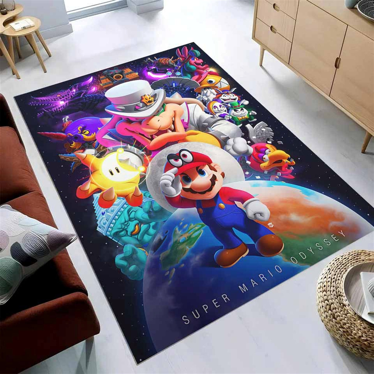 Super Mario Odyssey Games Super Mario Teppich