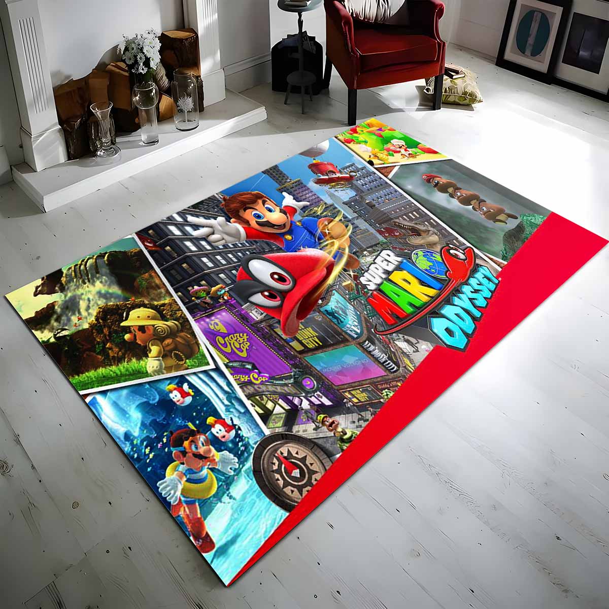 Super Mario Odyssey Teppich