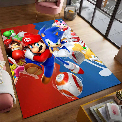 Super Mario & Sonic Nintendo-charaktere Teppich 2