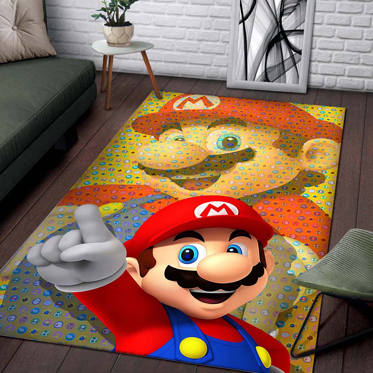 Super Mario Video Game 752578 Teppich 2