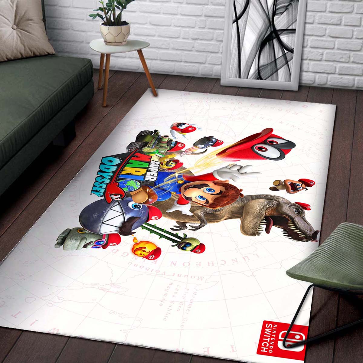 Super Mario Wohnzimmer Dekor 1912062 Teppich 2