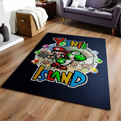 Super Mario Yoshis Island Teppich
