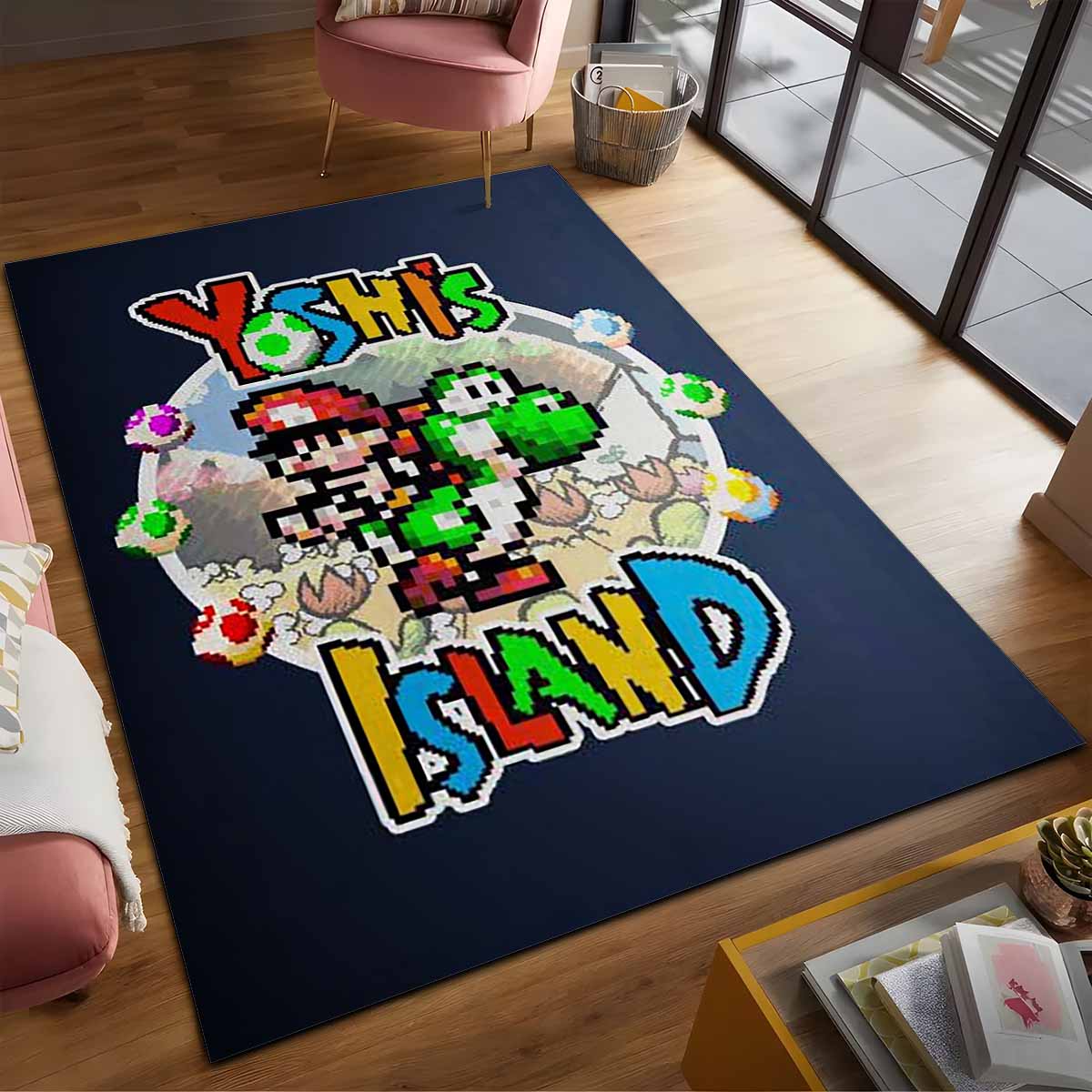 Super Mario Yoshis Island Teppich 2